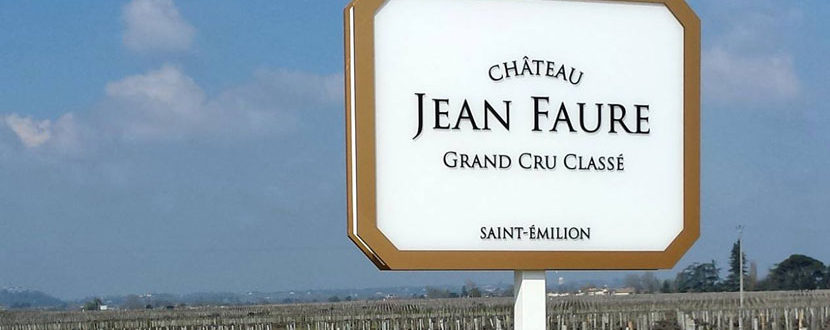 BMJ-publicité Château Jean Faure signalétique